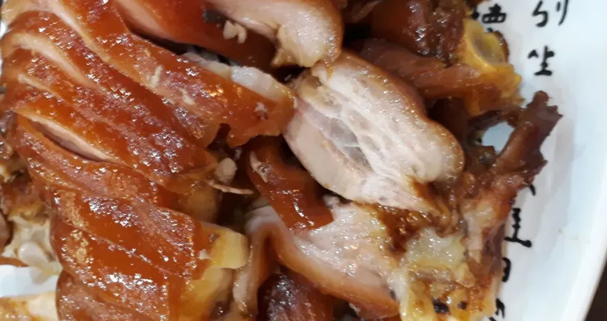 Jokbal || Braised Pigs’ Feet, Braised Pig’s Trotters, 酱猪蹄, 豬腳, 豚足, 족발