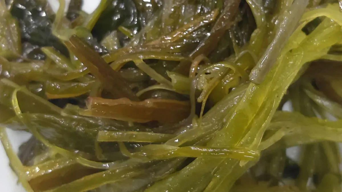 Miyeok-julgi Bokkeum || Korean-style sautéed seaweed stems, Sautéed sea plant, 미역줄기볶음