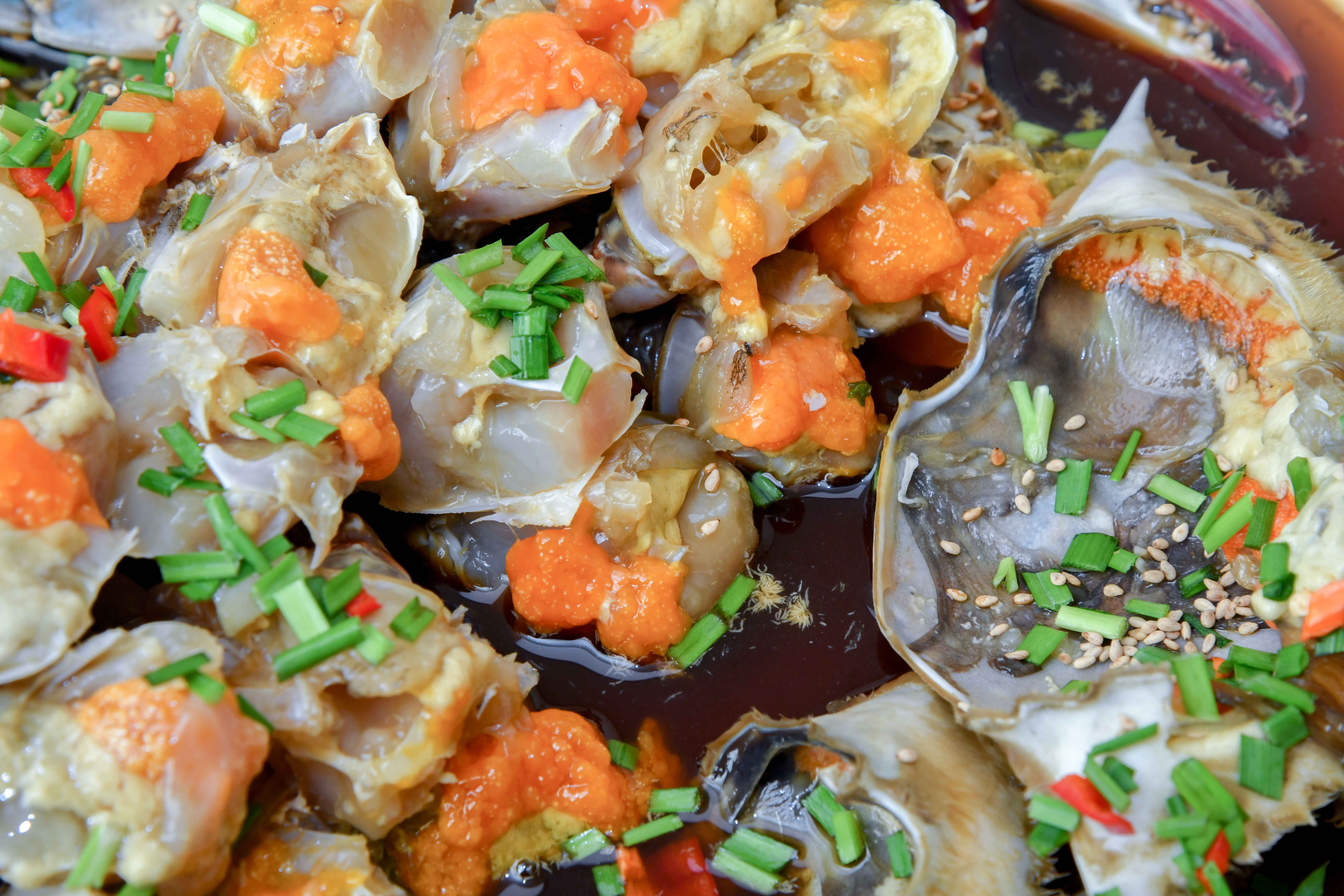 Ganjang-gejang || Soy Sauce Marinated Crab, 酱蟹, カンジャンケジャン, 간장게장