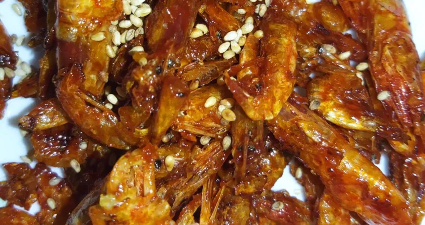 Mareunsaeubokkeum || Stir fried Dried Shrimp, 炒干虾, 炒乾蝦, 干し海老炒め, 마른새우볶음
