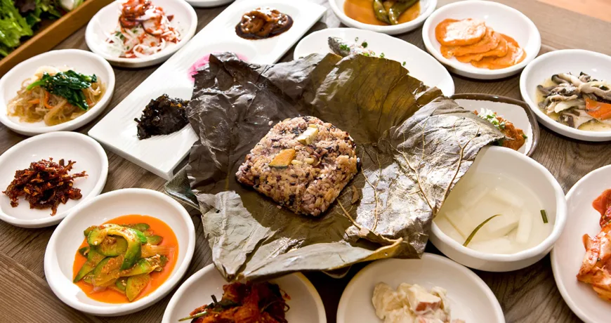 Yeonnipbap || Lotus Leaf Rice, 荷叶饭, 荷葉飯, 蓮の葉ご飯 , 연잎밥 Yeonnipbap || Lotus Leaf Rice, 荷叶饭, 荷葉飯, 蓮の葉ご飯 , 연잎밥