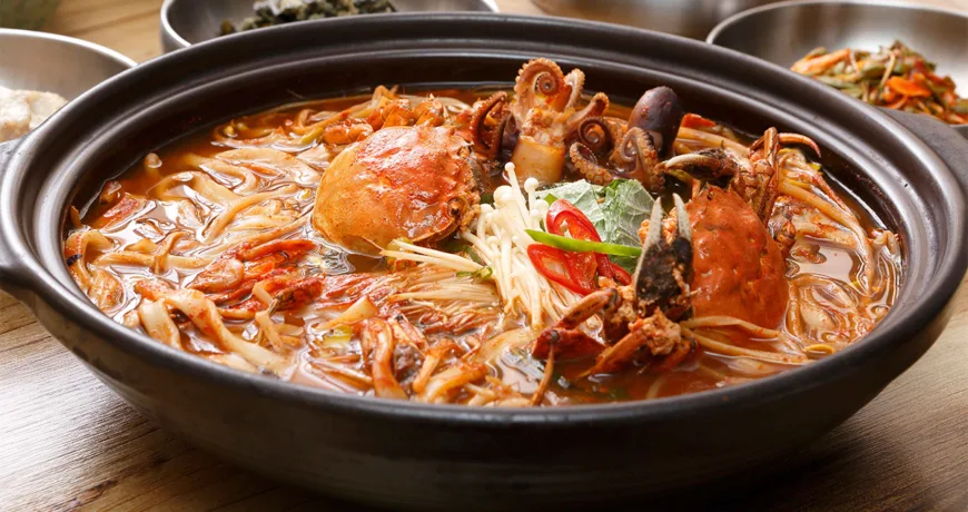 Chamgemaeuntang || Spicy Hairy Crab Stew, 鲜辣河蟹汤, 上海ガニの辛味スープ