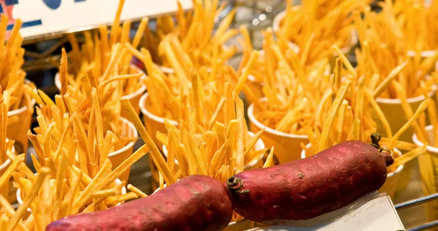 Gogumatwigim || Deep fried Sweet Potatoes, 炸红薯, 炸紅薯, さつまいも天ぷら, 고구마튀김 Gogumatwigim || Deep fried Sweet Potatoes, 炸红薯, 炸紅薯, さつまいも天ぷら, 고구마튀김