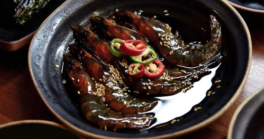 Saeujang || Soy Sauce Marinated Shrimp, 酱生虾, 醬生蝦, カンジャンセウ, 새우장