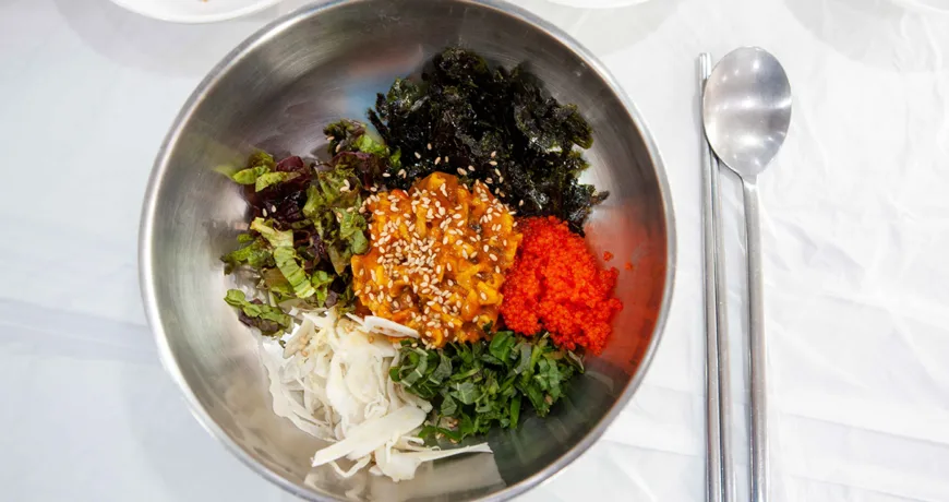 Meonggebibimbap || Sea Pineapple Bibimbap, 海鞘拌饭, 海鞘拌飯, ホヤビビンバ, 멍게비빔밥