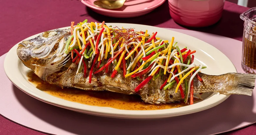 Domijjim || Steamed Sea Bream, 蒸鲷鱼, 蒸鯛魚, 鯛の蒸し物, 도미찜