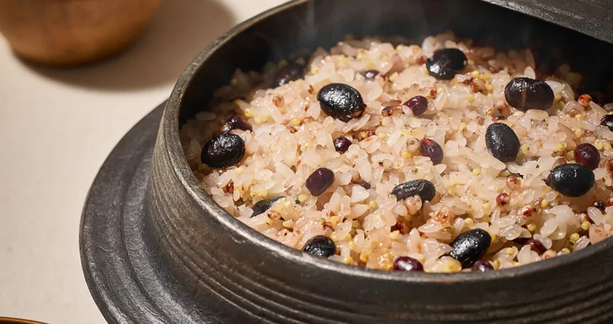 Japgokbap || Steamed Multi grain Rice, 杂粮饭, 雜糧飯, 雑穀ご飯, 잡곡밥