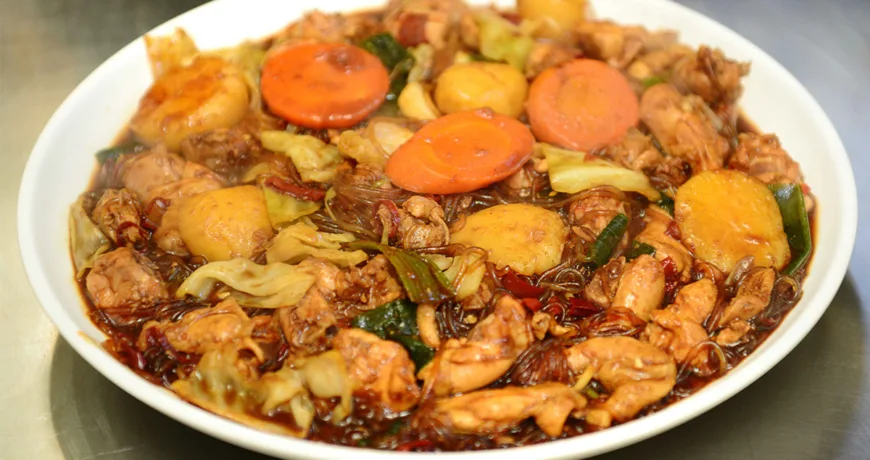 Andongjjimdak || Andong Braised Chicken, 安东炖鸡块, 安東燉雞塊, アンドンチムダク, 안동찜닭