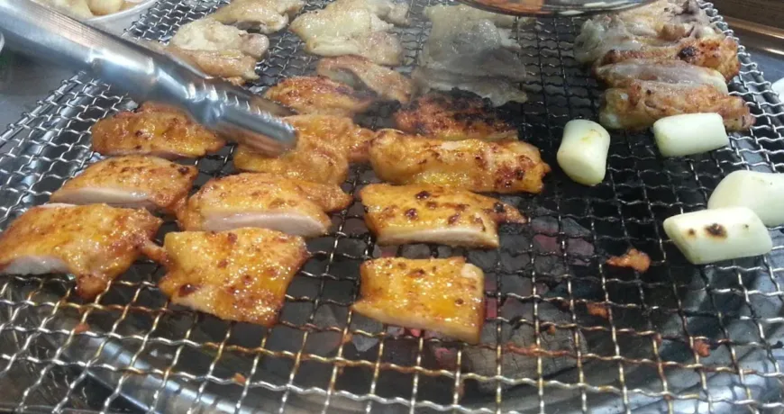 Sutbuldakgalbi || Spicy Charcoal grilled Chicken, 炭烤鸡块, 炭烤雞塊, 炭火タッカルビ, 숯불닭갈비 Sutbuldakgalbi || Spicy Charcoal grilled Chicken, 炭烤鸡块, 炭烤雞塊, 炭火タッカルビ, 숯불닭갈비