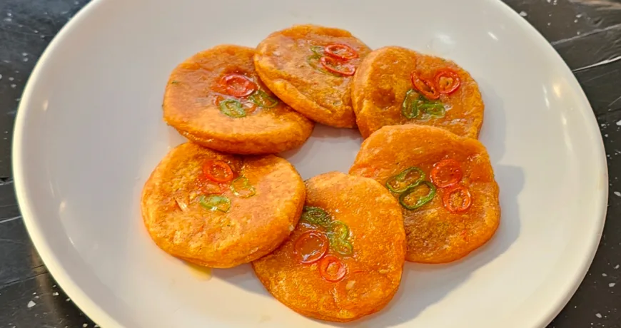 Jangtteok || Chili Pepper Paste and Vegetable Pancake, 酱菜煎饼, 醬餅, コチュジャン入りチヂミ, 장떡 Jangtteok || Chili Pepper Paste and Vegetable Pancake, 酱菜煎饼, 醬餅, 장떡
