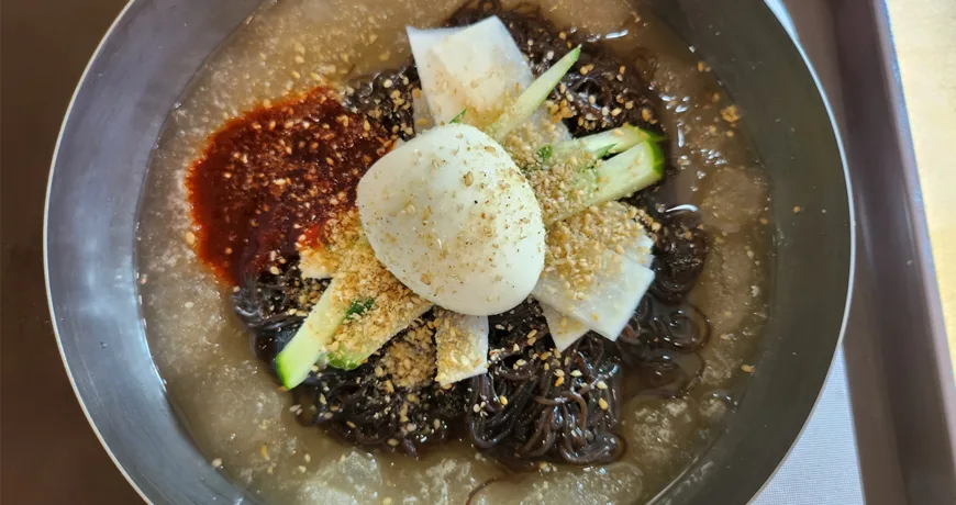Chingnaengmyeon || Cold Arrow Root Noodles, 葛粉冷面, 葛粉冷面, 葛冷麺, 칡냉면 Chingnaengmyeon || Cold Arrow Root Noodles, 葛粉冷面, 葛粉冷面, 葛冷麺, 칡냉면
