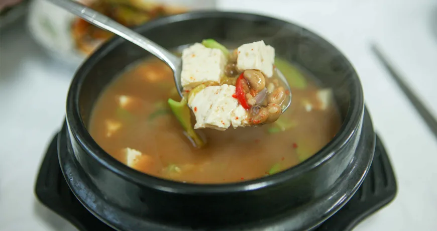 Cheonggukjangjjigae || Rich Soybean Paste Stew, 清麴酱锅, 清麴醬鍋, 청국장찌개
