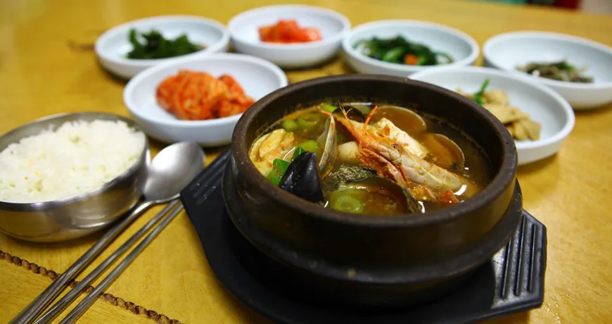 Haemulttukbaegi || Seafood Hot Pot, 海鲜砂锅, 海鮮砂鍋, 海鮮土鍋, 해물뚝배기 :: k food.market