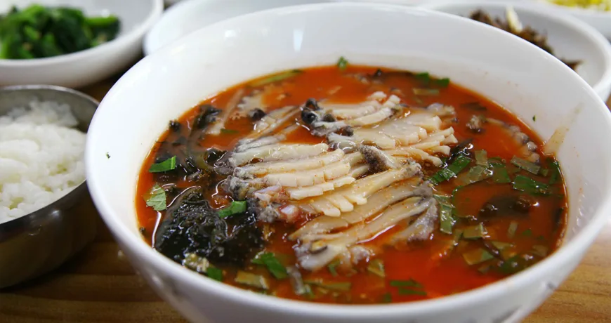 Jeonbokmulhoe || Cold Abalone Soup, 水拌鲍鱼刺身, 水拌生鮑魚, アワビの刺身入り冷製スープ, 전복물회 Jeonbokmulhoe || Cold Abalone Soup, 水拌鲍鱼刺身, 水拌生鮑魚, アワビの刺身入り冷製スープ, 전복물회 :: k food.market