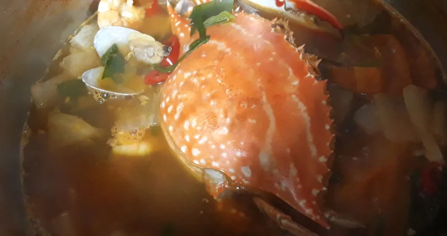 Kkotgetang || Spicy Blue Crab Stew, 花蟹汤, 花蟹湯, ワタリガニ鍋, 꽃게탕