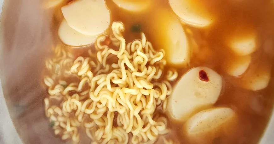 Tteok Ramyeon || Rice Cake Ramen, 떡라면 Ramyeon || Instant Noodles, 라면