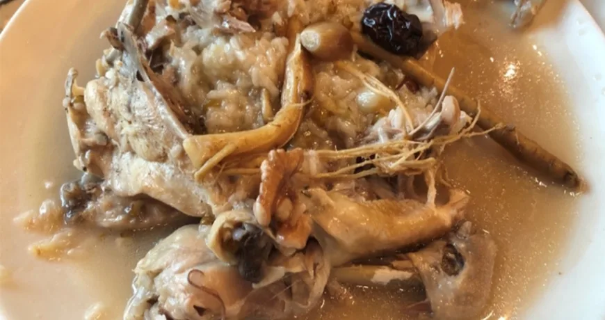 Nurungjidakbaeksuk || Whole Chicken Soup with Scorched Rice, 锅巴清炖鸡, 鍋巴清燉雞, おこげ入り鶏肉の水炊き, 누룽지닭백숙 Nurungjidakbaeksuk || Whole Chicken Soup with Scorched Rice, 锅巴清炖鸡