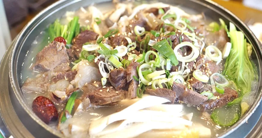 Hanugukbap || Korean Beef and Rice Soup, 韩牛汤饭, 韓牛湯飯, 韓牛クッパ, 한우국밥