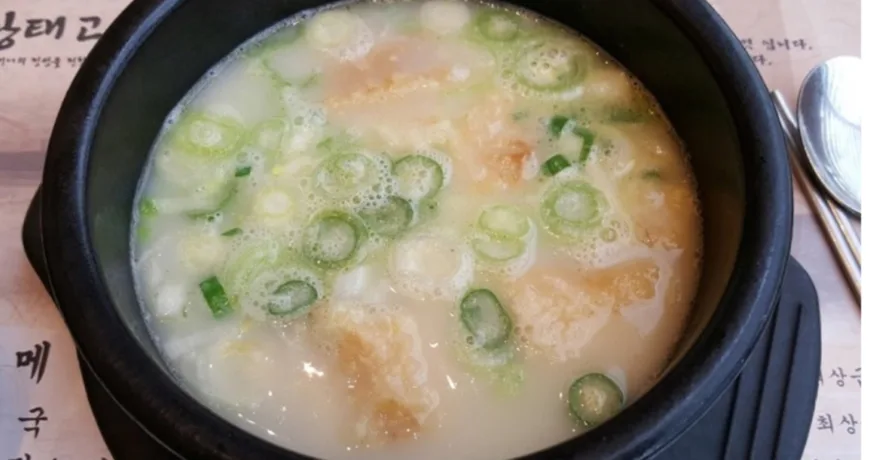 Hwangtaehaejangguk || Dried Pollack Hangover Soup, 干明太鱼醒酒汤, 幹明太魚醒酒湯, スケトウダラの酔い覚ましスープ, 황태해장국 Hwangtaehaejangguk || Dried Pollack Hangover Soup, 干明太鱼醒酒汤, 황태해장국
