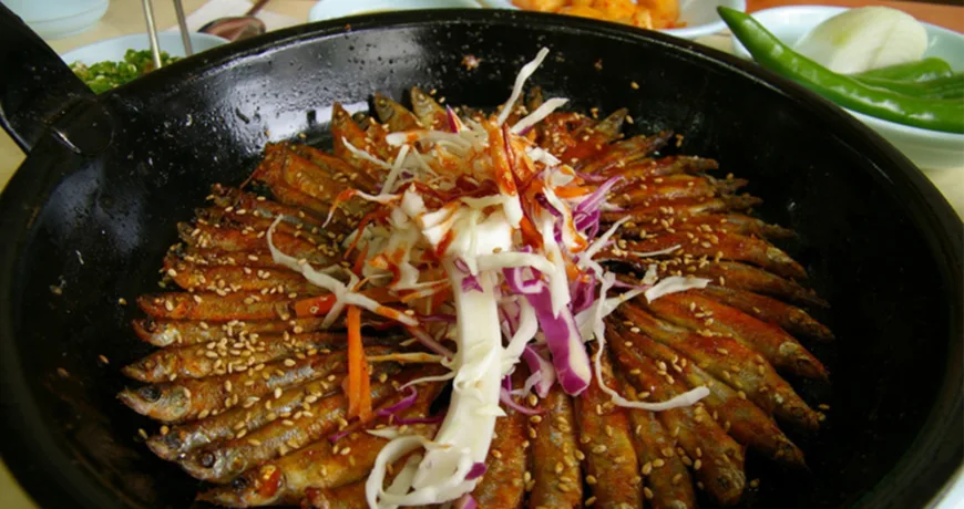 Doribaengbaeng || Spicy Braised Freshwater Sprats, 炖炸白糯鱼, 燉炸白糯魚, 揚げ出しオイカワの煮物, 도리뱅뱅 Doribaengbaeng || Spicy Braised Freshwater Sprats, 炖炸白糯鱼, 燉炸白糯魚, 도리뱅뱅