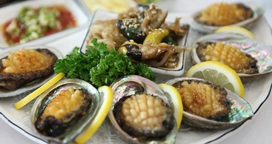 Jeonbokgui || Grilled Abalone, 烤鲍鱼, 烤鮑魚, アワビ焼き, 전복구이