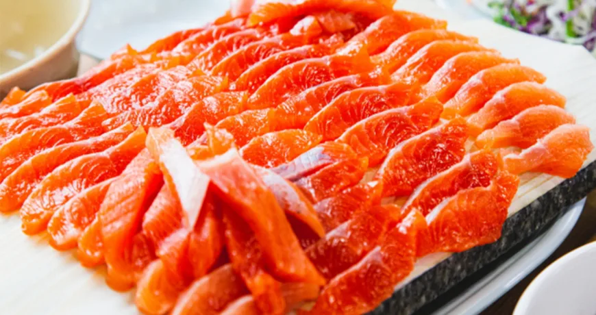 Songeohoe || Sliced Raw Trout, 鳟鱼生鱼片, 鱒魚生魚片, マスの刺身, 송어회 Songeohoe || Sliced Raw Trout, 鳟鱼生鱼片, 鱒魚生魚片, マスの刺身, 송어회