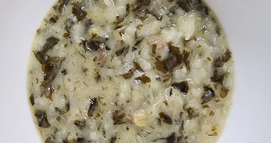 Sogogimiyeokjuk || Beef and Brown Seaweed Rice Porridge, 牛肉海带粥, 牛肉海帶粥