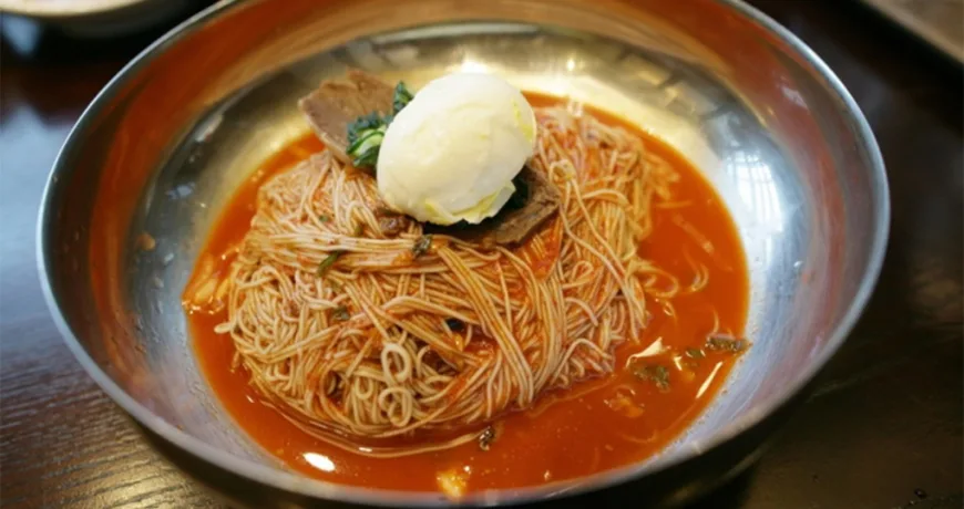 Bibimnaengmyeon || Spicy Buckwheat Noodles, 拌冷面, 拌冷麵, 混ぜ冷麺, 비빔냉면 Bibimnaengmyeon || Spicy Buckwheat Noodles, 拌冷面, 拌冷麵, 混ぜ冷麺, 비빔냉면
