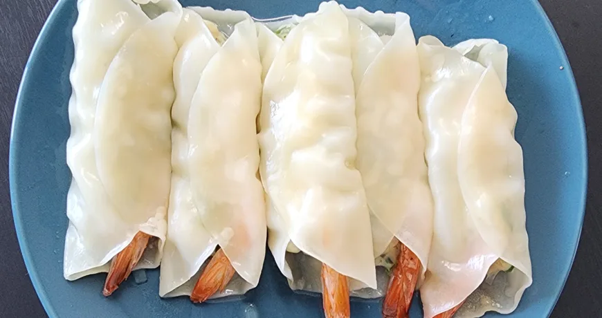 Saeu Mandu || Shrimp Dumplings, 새우만두
