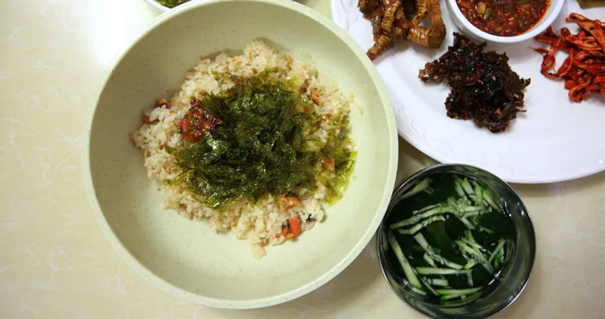 Honghapbap || Mussel Rice, 홍합밥 Honghapbap || Mussel Rice, 홍합밥