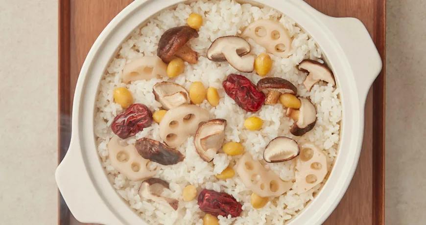 Yeongyangbap || Nutritious Steamed Rice, 영양밥 Yeongyangbap || Nutritious Steamed Rice, 영양밥