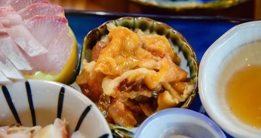 Meonggehoe || Raw Sea Pineapple, 멍게회