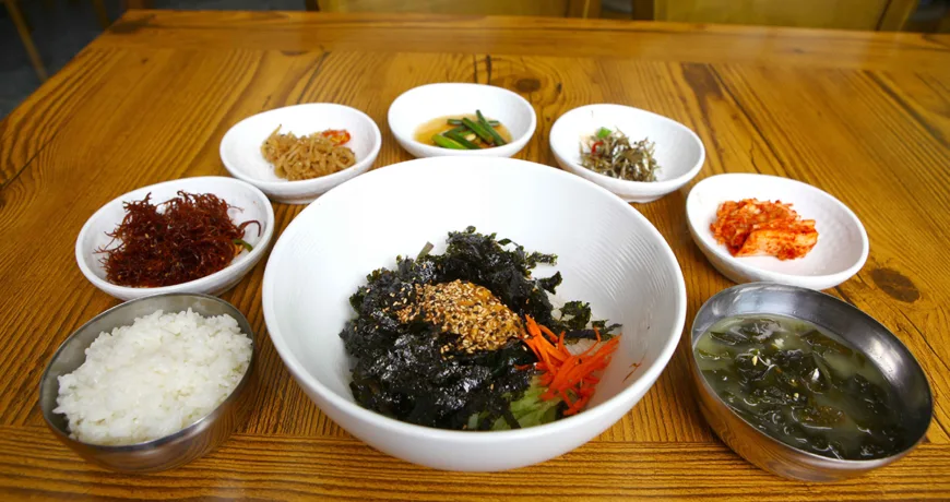 Seonggealbibimbap || Sea Urchin Roe Bibimbap, 성게알비빔밥 Seonggealbibimbap || Sea Urchin Roe Bibimbap, 성게알비빔밥