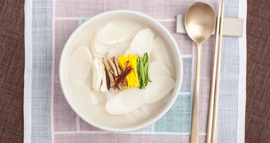 Tteokguk || Sliced Rice Cake Soup, 떡국