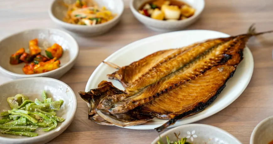 Andonggangodeungeobaekban || Andong Grilled Salted Mackerel Set Menu, 안동 간고등어 백반 Andonggangodeungeobaekban || Andong Grilled Salted Mackerel Set Menu