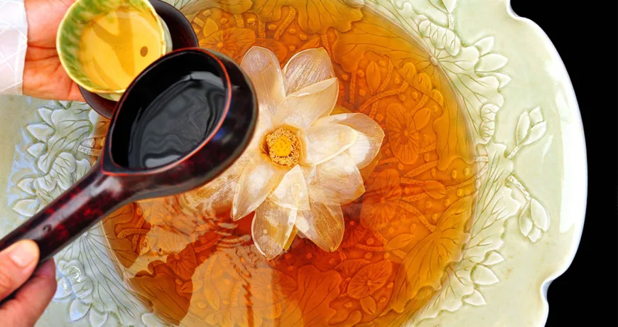 Yeonkkotcha || Lotus Tea, 연꽃차 Yeonkkotcha || Lotus Tea, 연꽃차 :: k food.market
