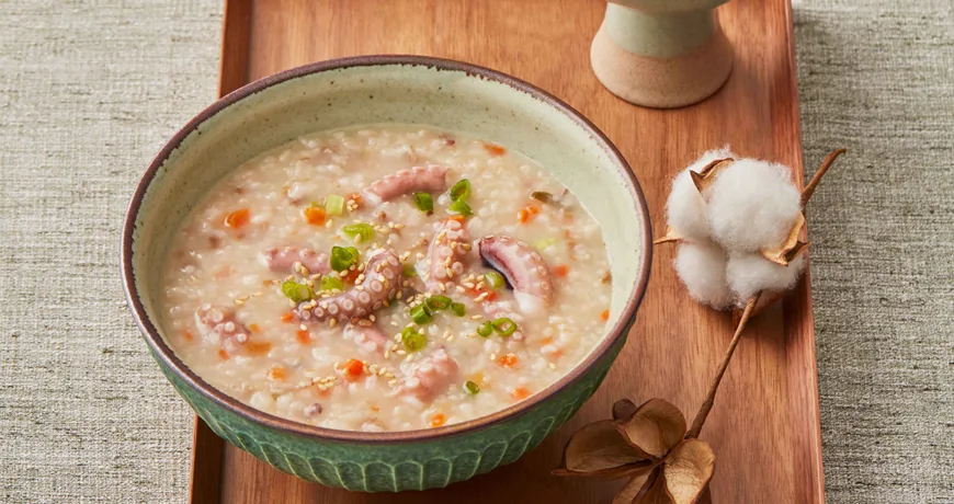 Nakjijuk || Octopus Porridge, 낙지죽 :: k-food.market