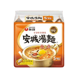 [NONGSHIM] Ansungtangmyun 125g x 5 || 農心 安城汤面, 农心 安城湯麺 袋麺, 농심 안성탕면
