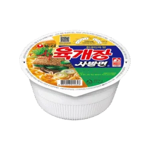[NONGSHIM] Beef Bowl Noodle Soup Bowl 86g x 24 || Yukejang Noodle Soup Bowl, 농심 육개장 사발면