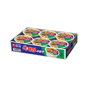 [NONGSHIM] Beef Bowl Noodle Soup Bowl 86g x 6 || Yukejang Noodle Soup Bowl, 농심 육개장 사발면