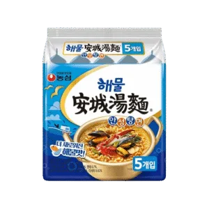 [NONGSHIM] Ansungtangmyun 112g x 5 (Seafood) || 농심 해물안성탕면