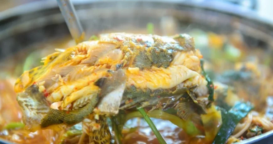 Ssogarimaeuntang || Spicy Mandarin Fish Stew, 쏘가리 매운탕