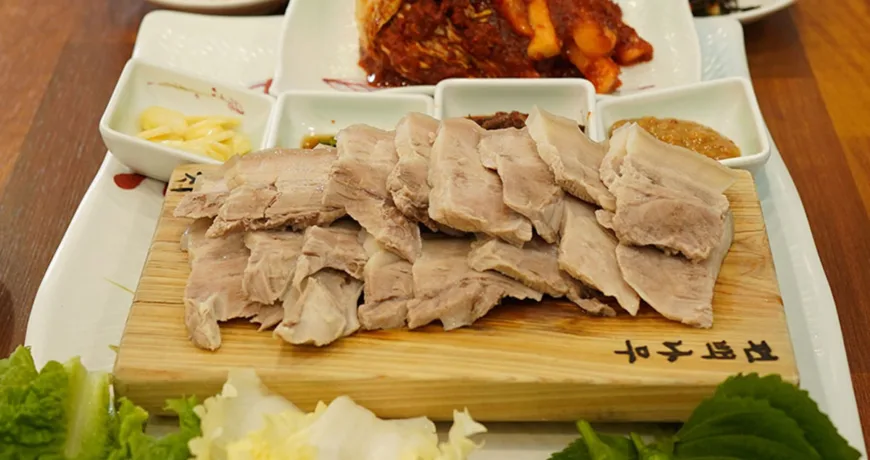 Dombegogi || Steamed Pork Slices, 돔베고기 Dombegogi || Steamed Pork Slices, 돔베고기
