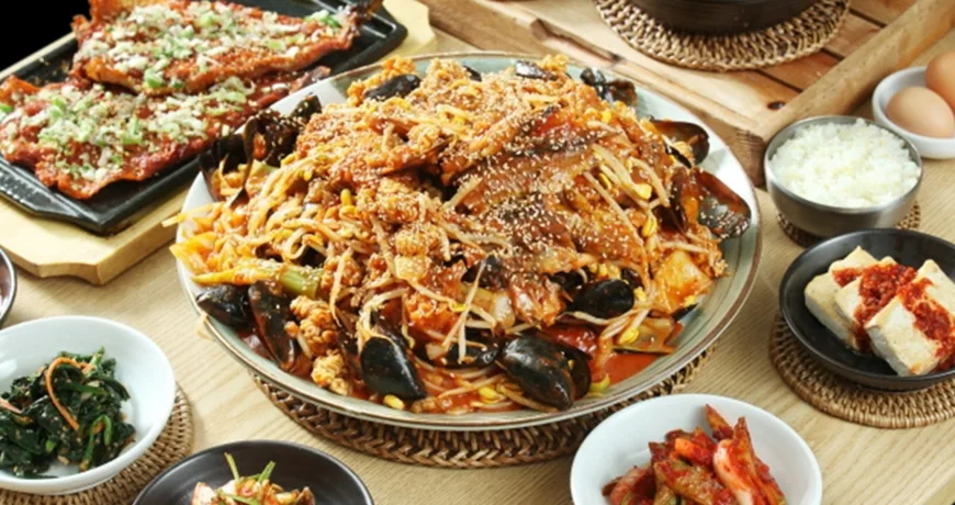 Hwangtae Kongnamuljjim || Braised Dried Pollack and Bean Sprouts, 황태콩나물찜 Hwangtaekongnamuljjim || Braised Dried Pollack and Bean Sprouts, 황태콩나물찜 :: k food.market