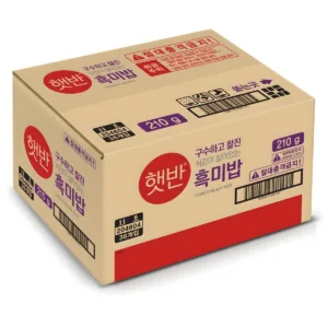 [Hetbahn] Cooked Black Rice 210g x 36 || 햇반 흑미밥 210g x 36