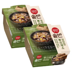 [Hetbahn] Sotban Nutritious Rice with Root Vegetables 200g x 2 || 햇반 솥반 뿌리채소영양밥 200g x 2