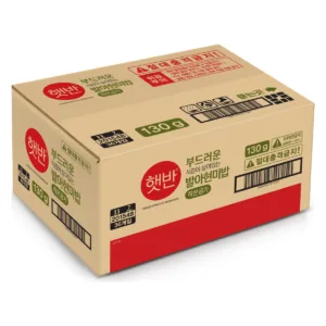 [Hetbahn] Cooked Sprouted Brown Rice 130g x 36 || 햇반 발아현미밥 작은공기 130g x 36