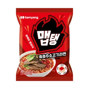 [SAMYANG] Maep-taeng Black Pepper Beef Ramen 110g x 4 x 8 || 삼양 맵탱 흑후추 소고기라면