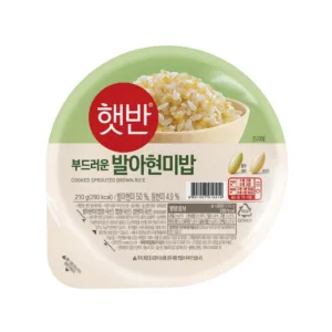 [Hetbahn] Cooked Sprouted Brown Rice 210g x 36 || 햇반 발아현미밥 210g x 36
