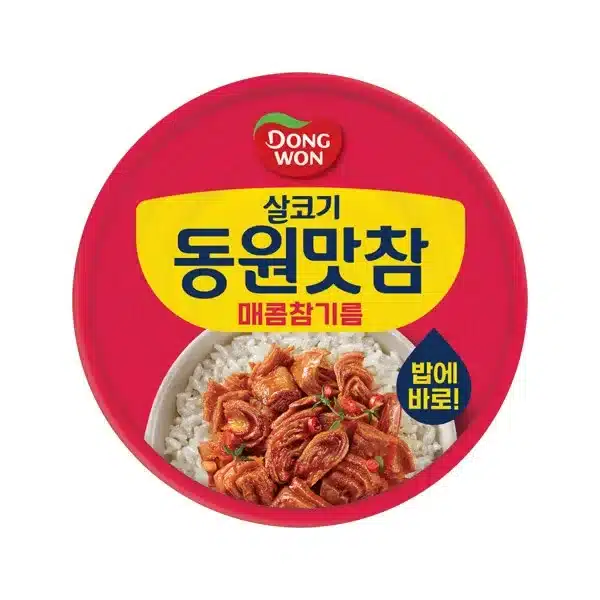 Dongwon Spicy Sesame Oil Tuna Matcham can
